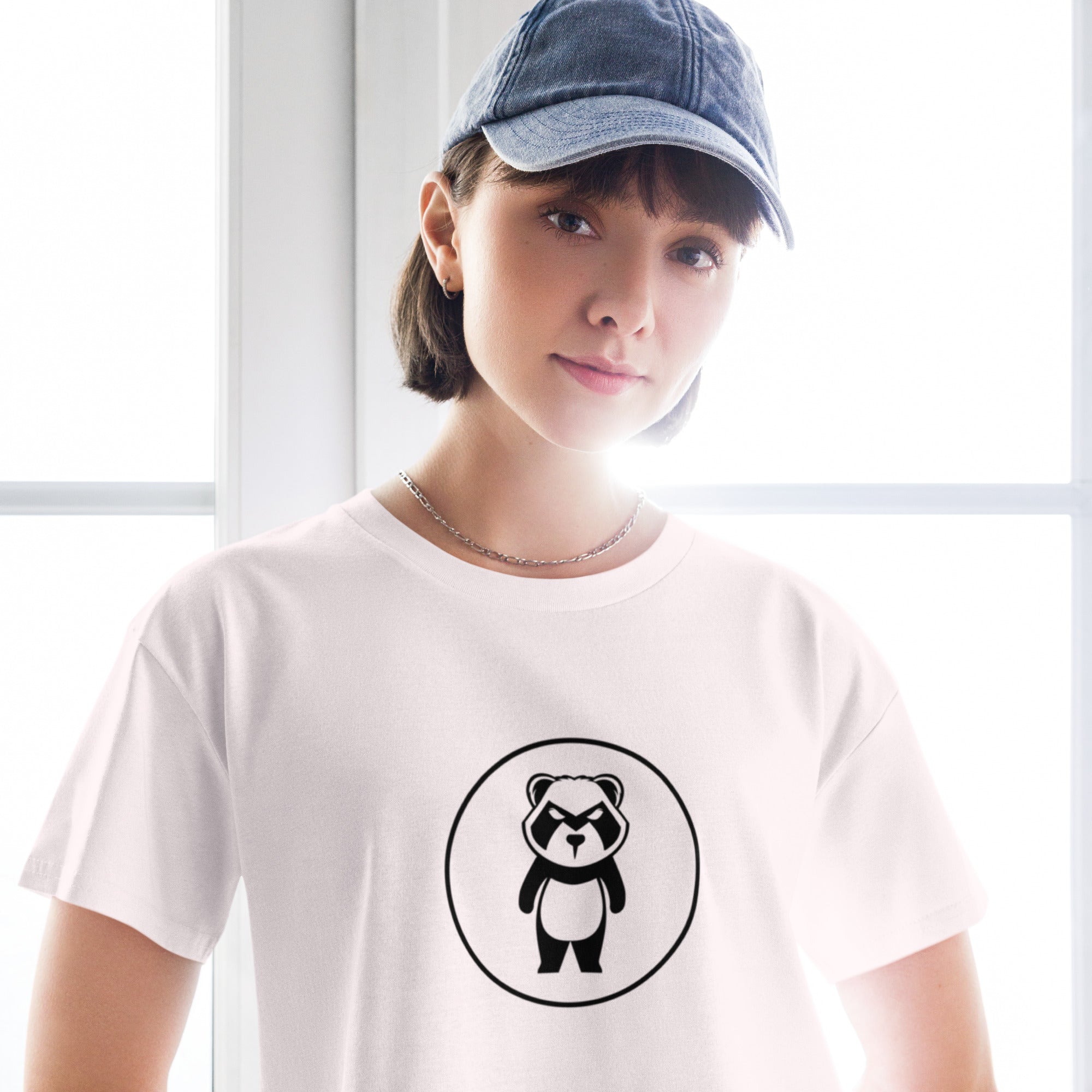 Panda Circle Mastro Logo Women’s crop top
