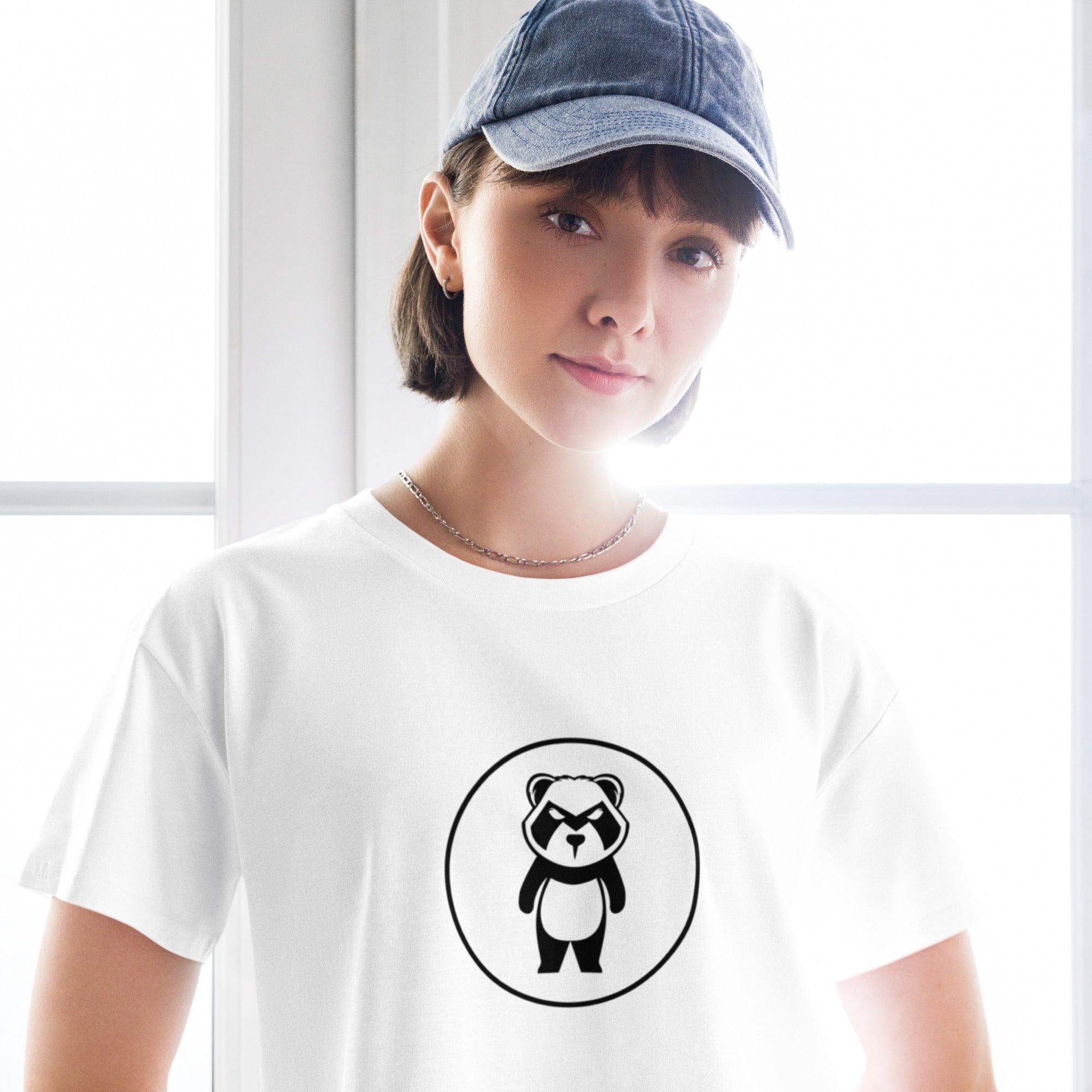 Panda Circle Mastro Logo Women’s crop top