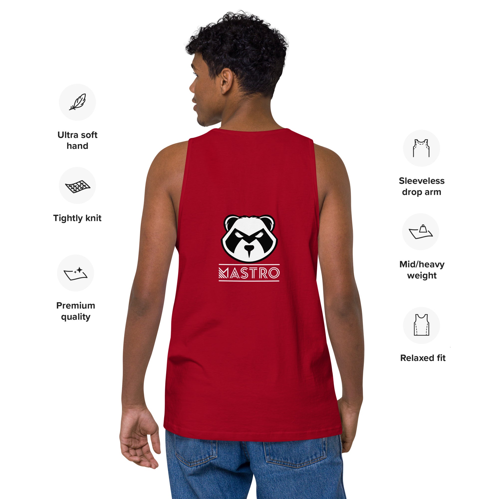 THE Men’s Panda Mastro Zone tank top