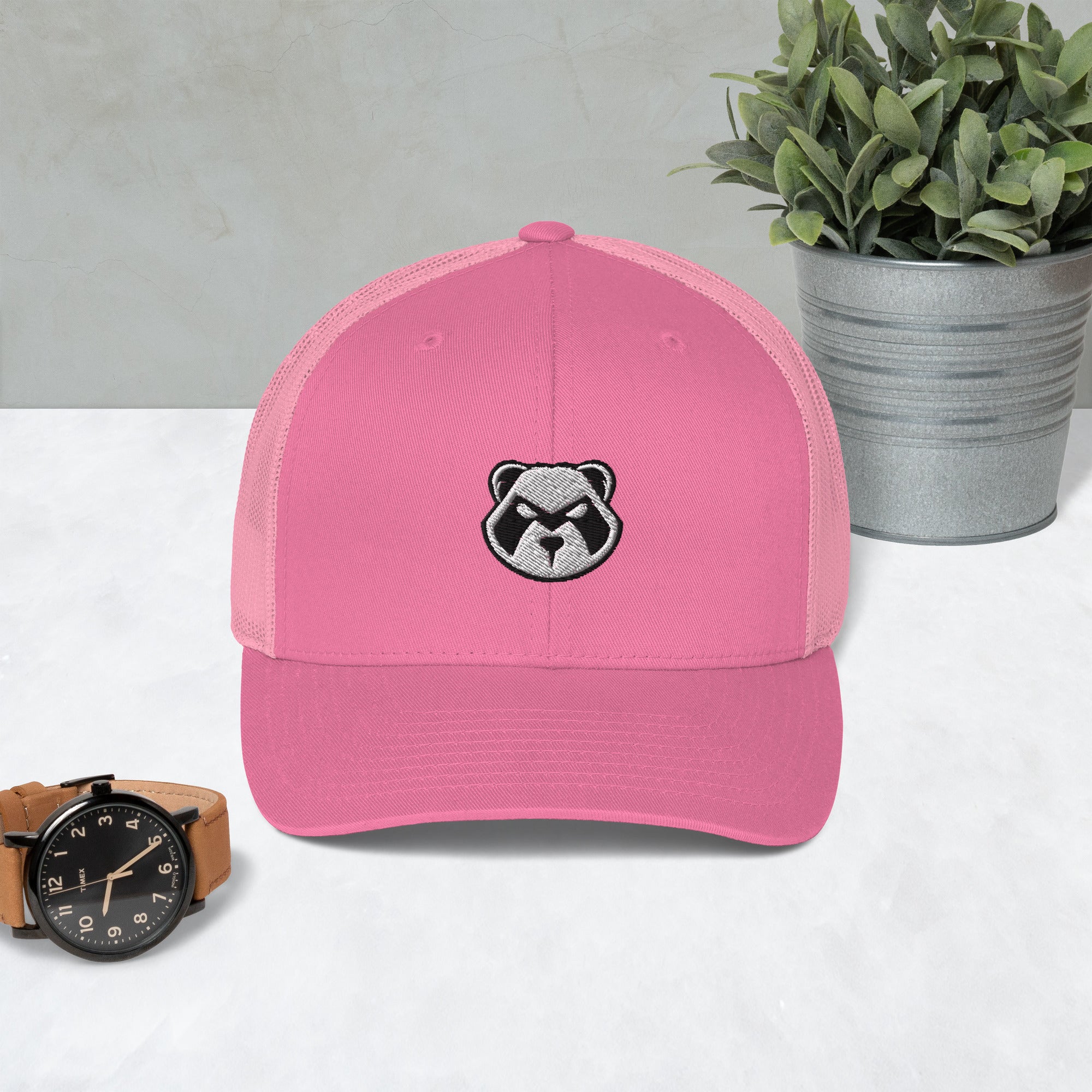 Panda Mastro Logo Trucker Cap