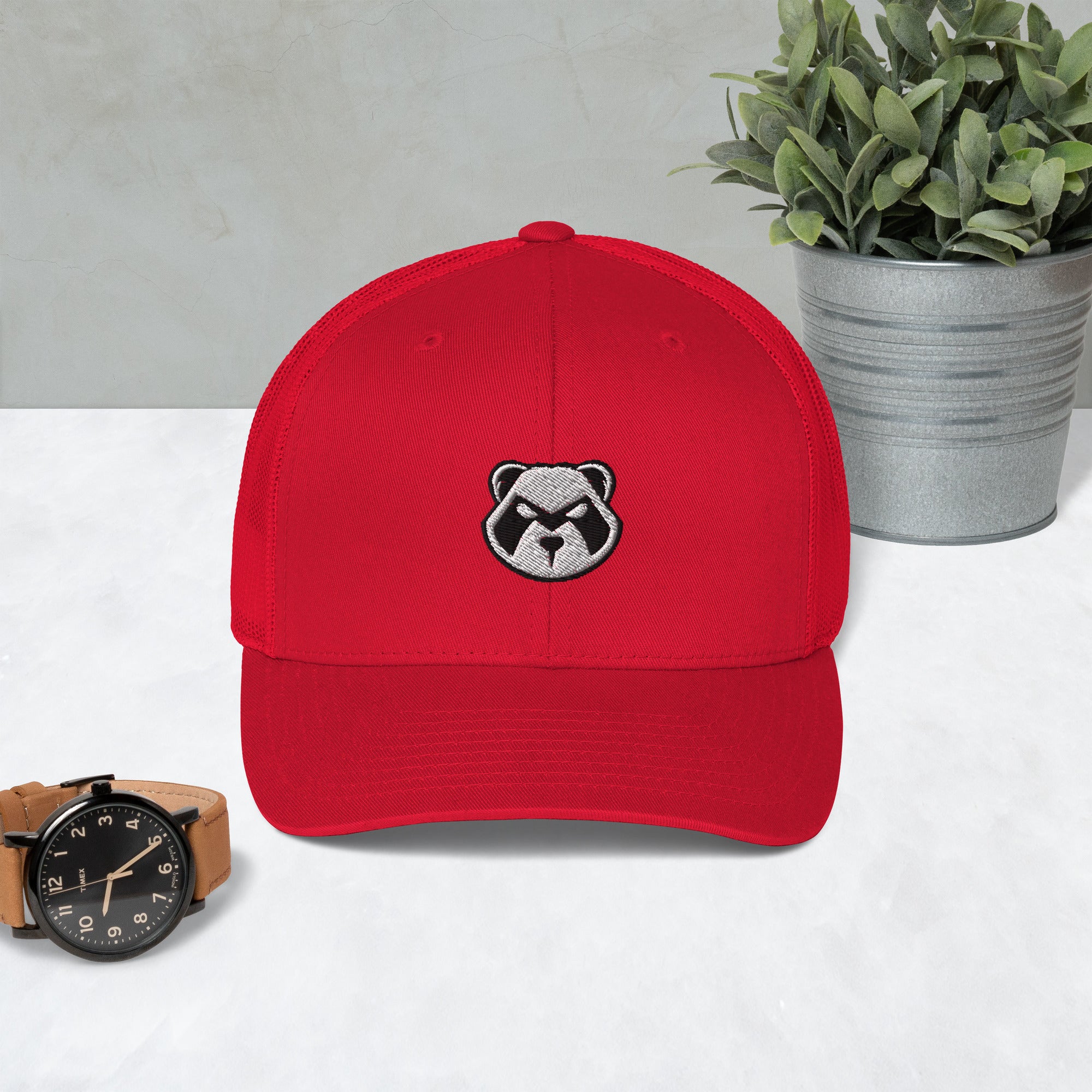 Panda Mastro Logo Trucker Cap