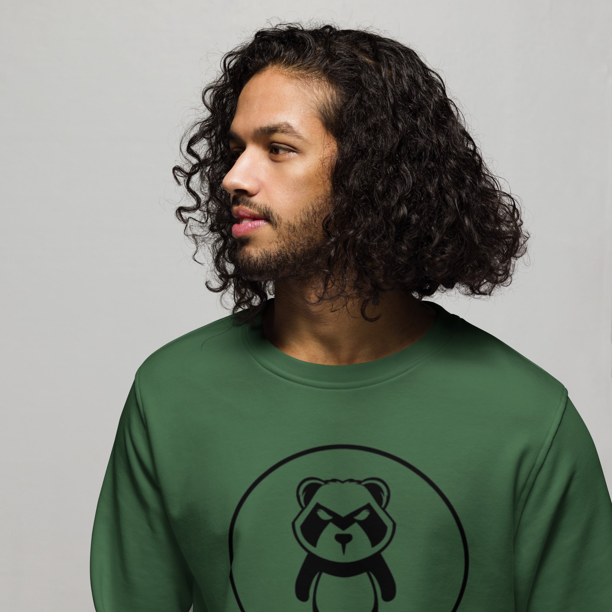 Panda Circle Mastro Logo Unisex organic sweatshirt