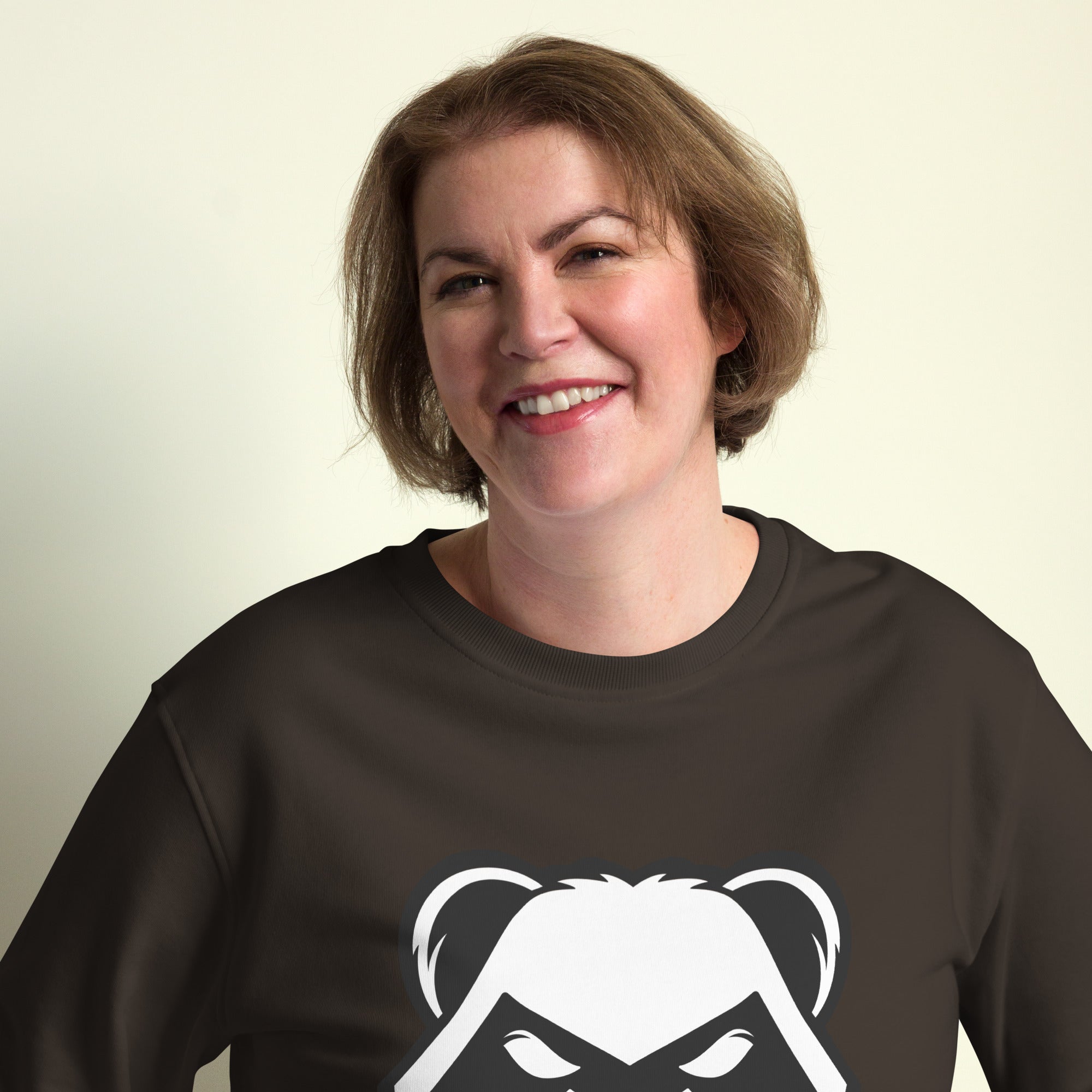 Panda Mastro Logo Unisex organic sweatshirt