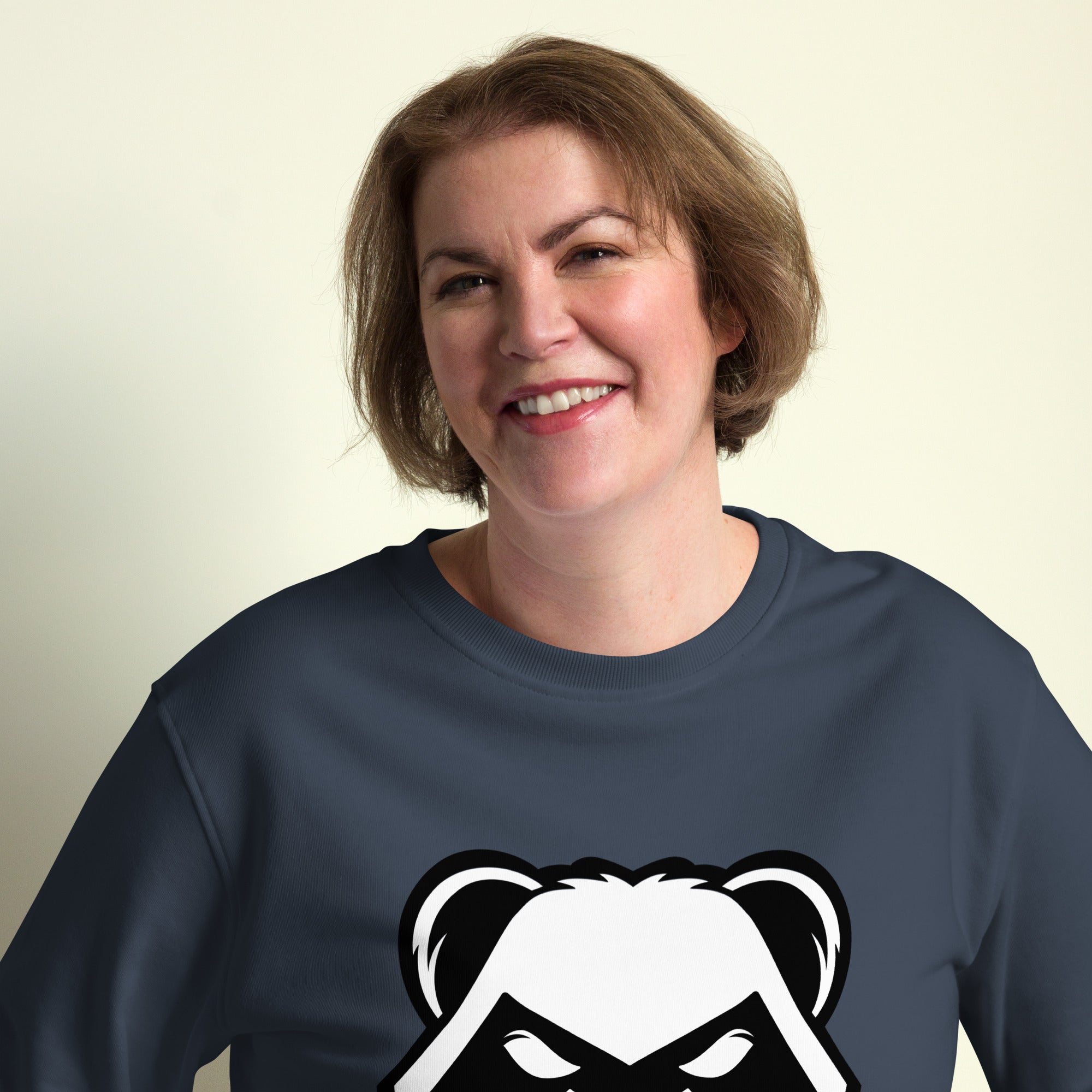 Panda Mastro Logo Unisex organic sweatshirt