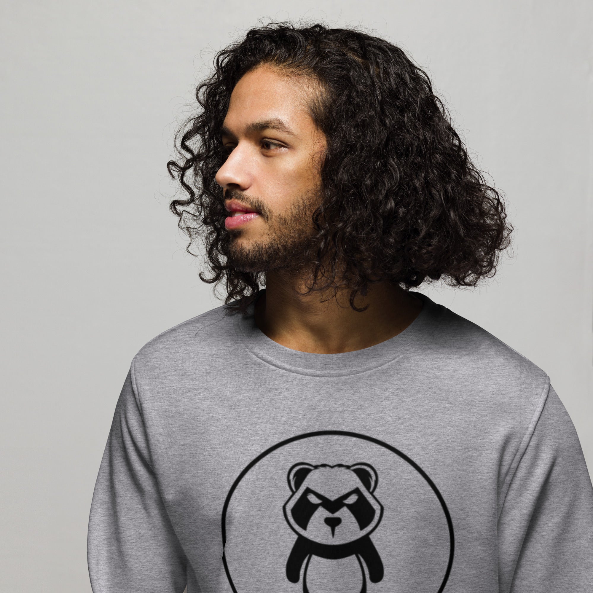 Panda Circle Mastro Logo Unisex organic sweatshirt