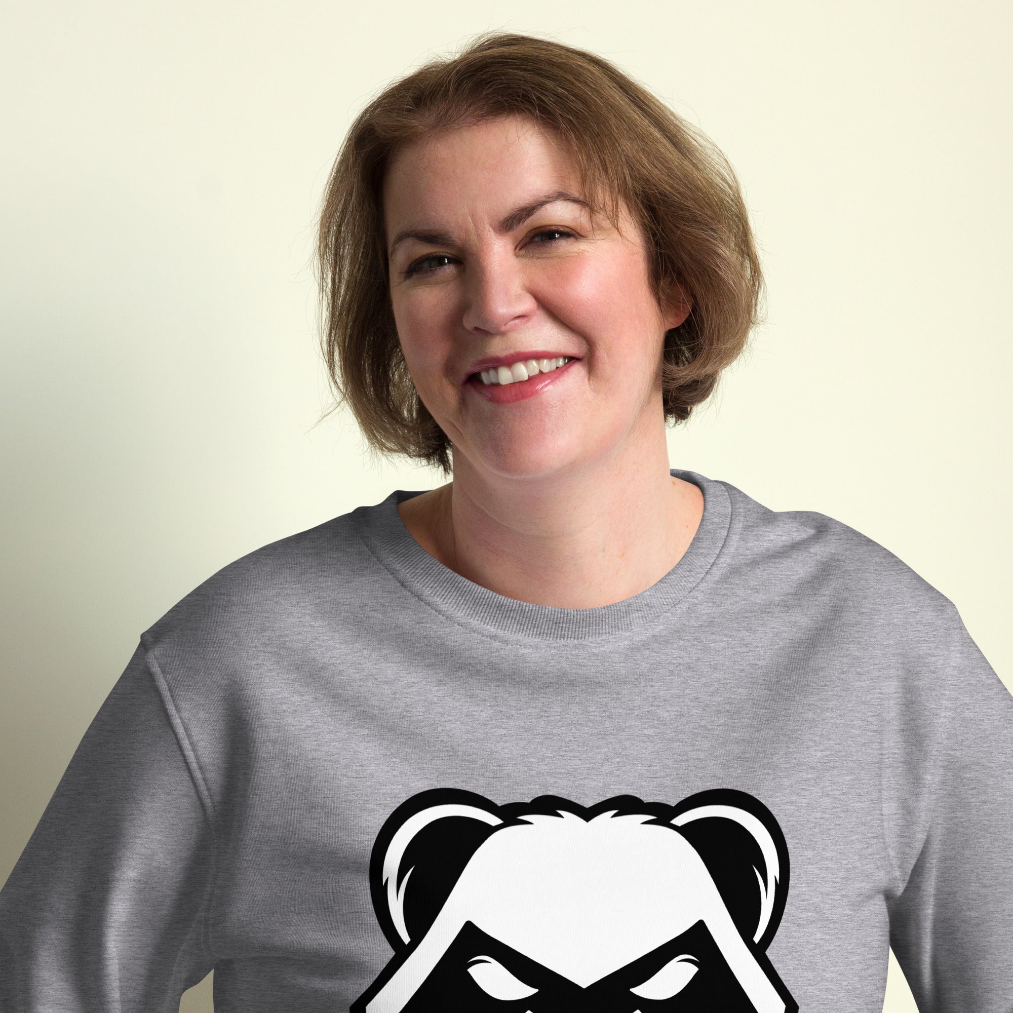 Panda Mastro Logo Unisex organic sweatshirt