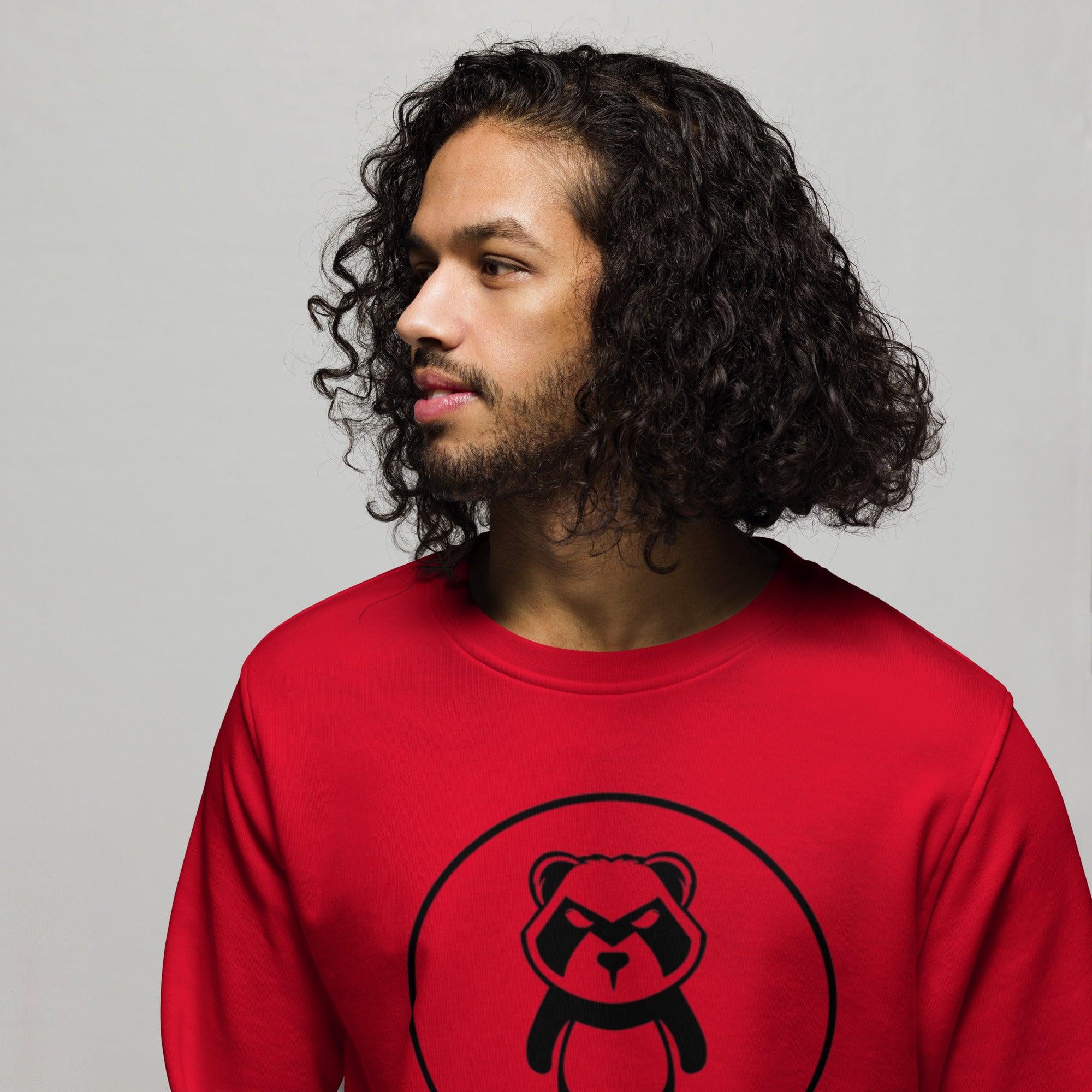 Panda Circle Mastro Logo Unisex organic sweatshirt