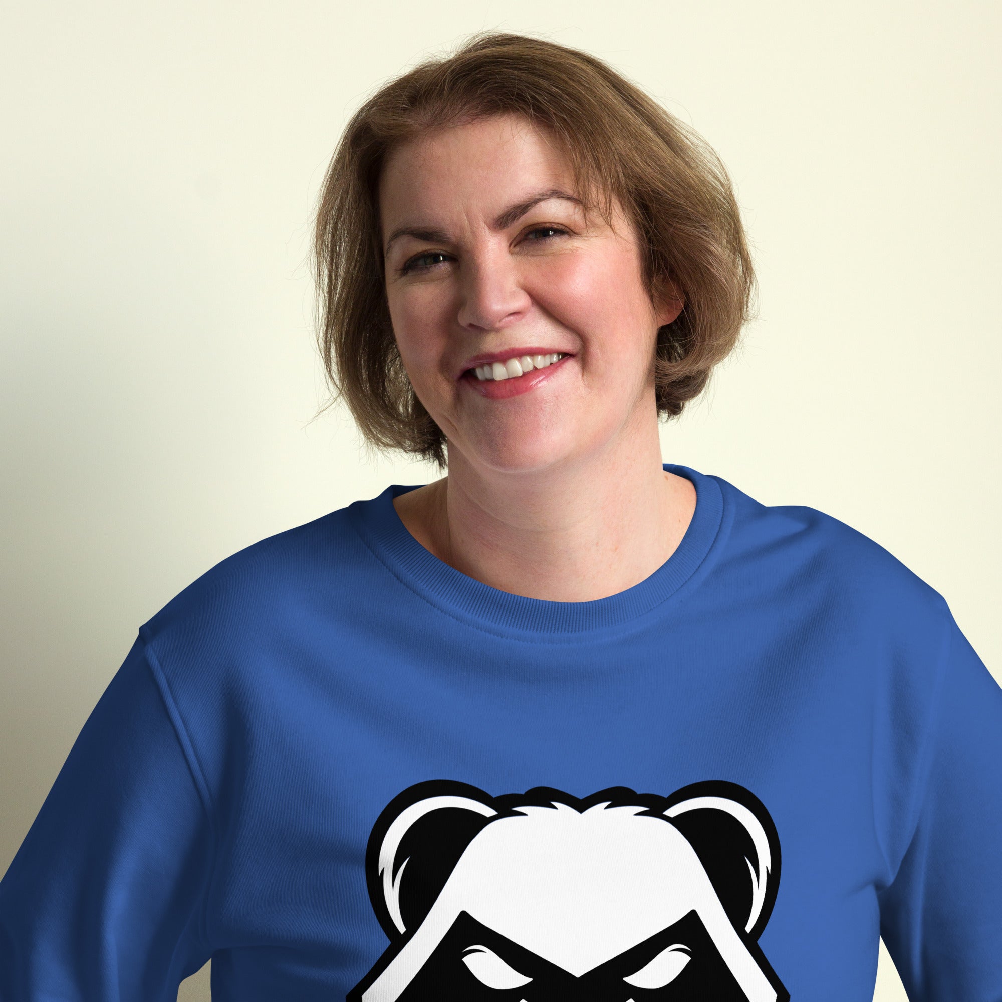 Panda Mastro Logo Unisex organic sweatshirt