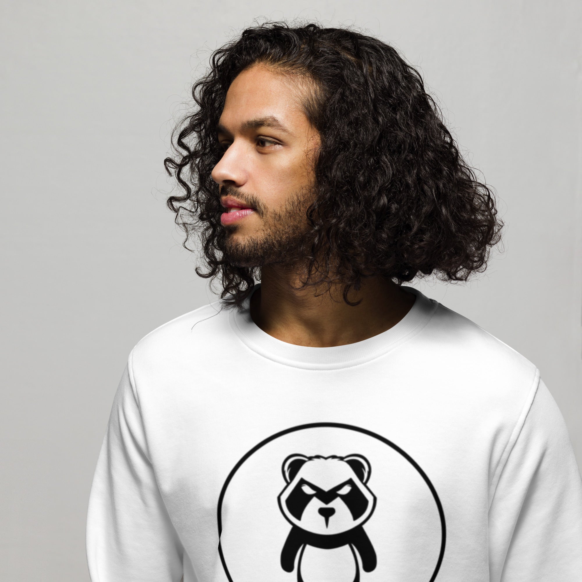 Panda Circle Mastro Logo Unisex organic sweatshirt