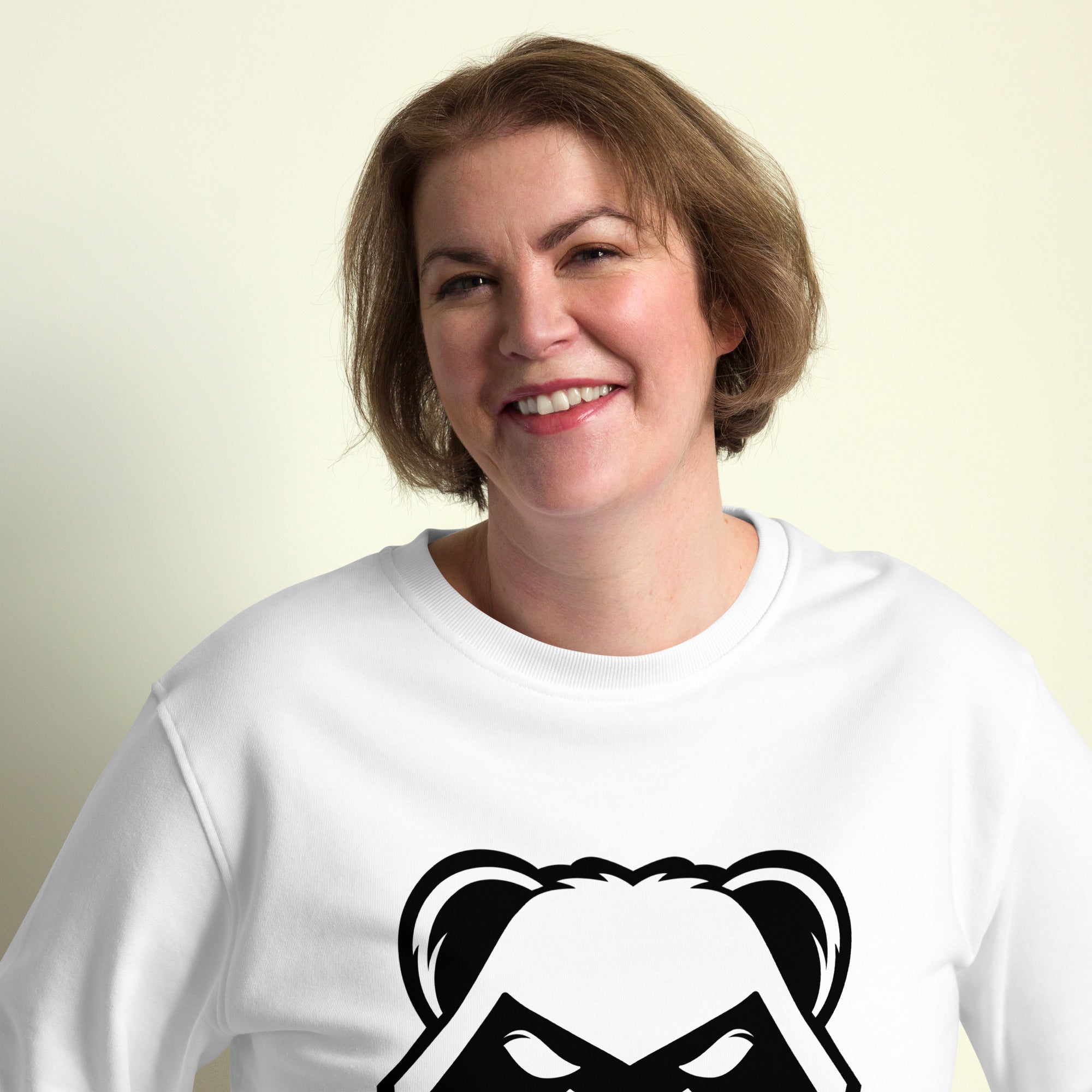 Panda Mastro Logo Unisex organic sweatshirt